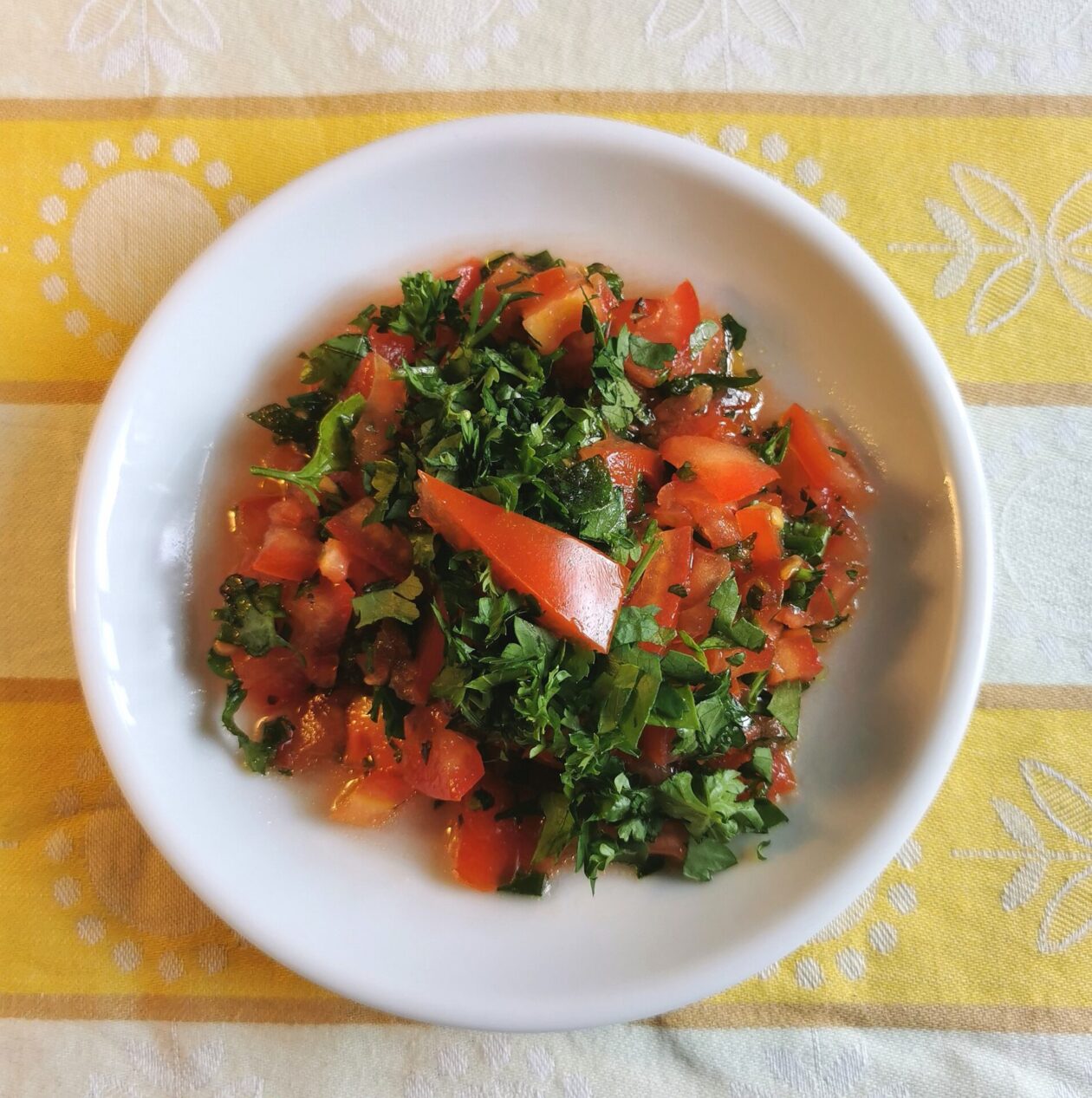 Tabbouleh uden bulgur